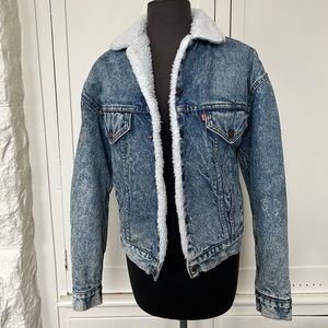 Vintage Levi’s Shearling Jacket Made In the USA
